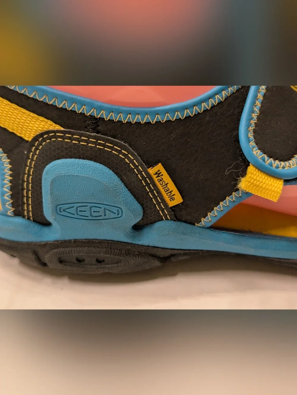 Keen Big Kid Boy's 6 Blue Black Knotch Creek Open Toe Water Shoes Sandals